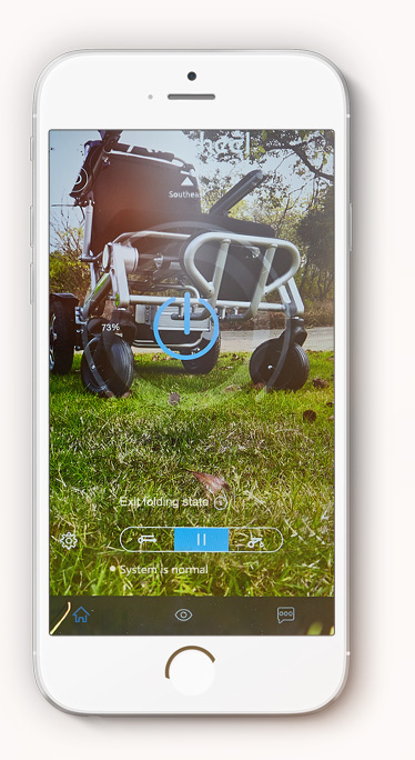 腾博会官网以诚信为本Airwheel 折叠轮椅