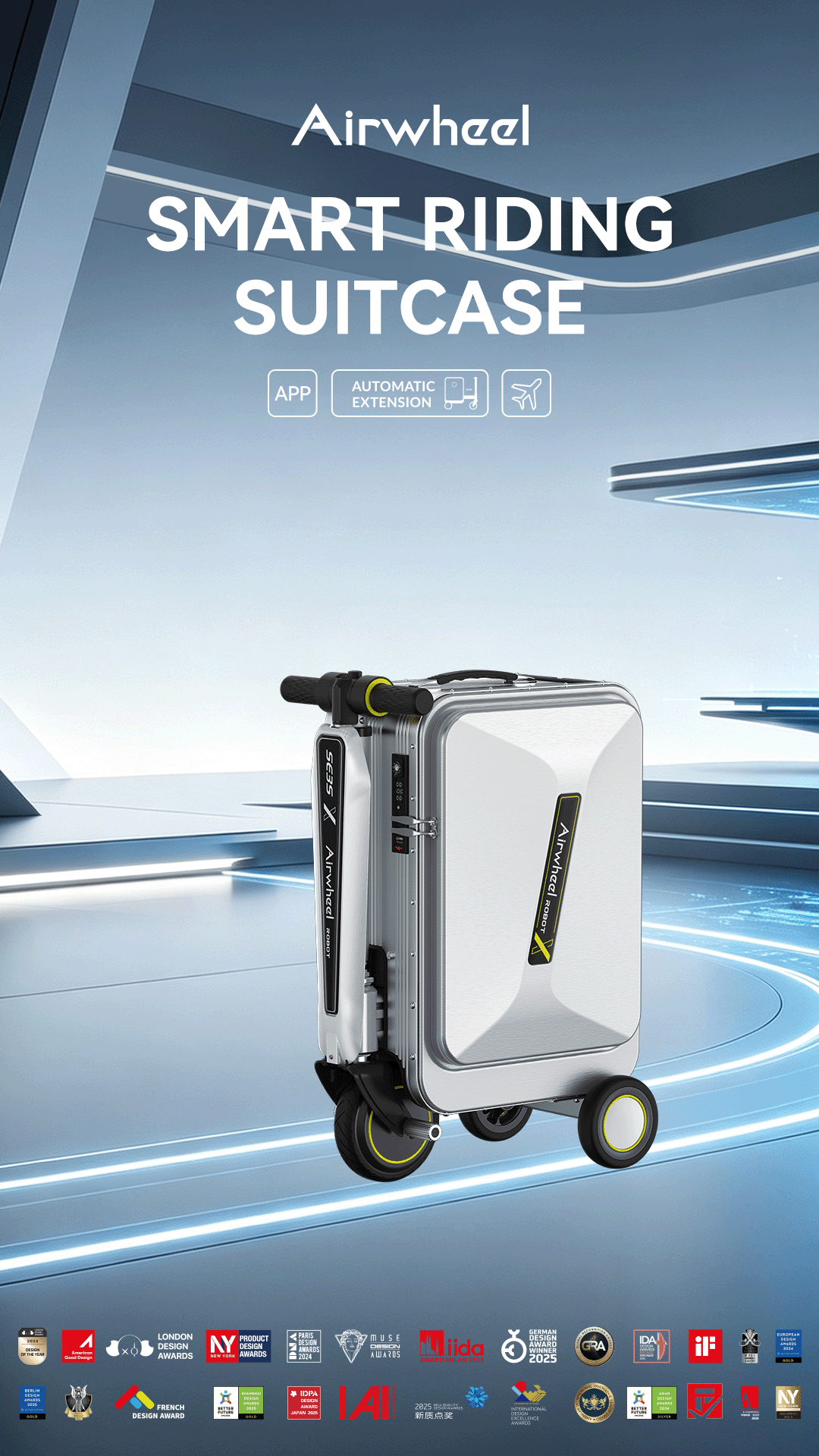 Airwheel腾博会官网以诚信为本智能行李箱-SE3SX