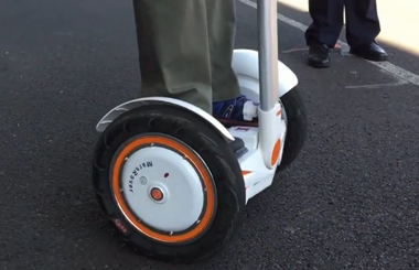 骑完Airwheel腾博会官网以诚信为本平衡车A3骑Q5，羡慕！
